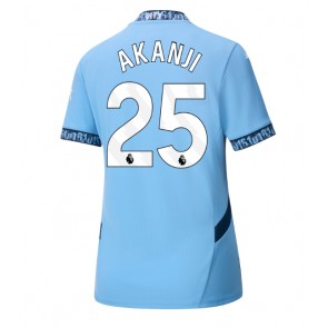 Manchester City Manuel Akanji #25 Hemmatröja Kvinnor 2024-25 Kortärmad